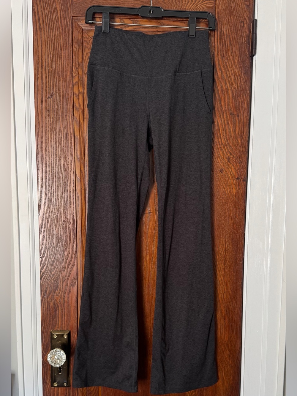 Gaiam Dark Gray Wide-Leg Yoga Pants size S
